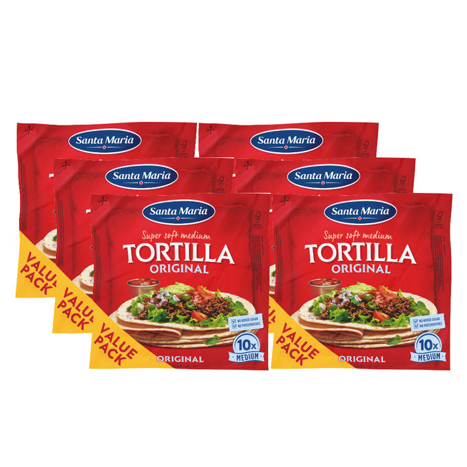 Santa Maria Tortillaleivät Original 6-pack