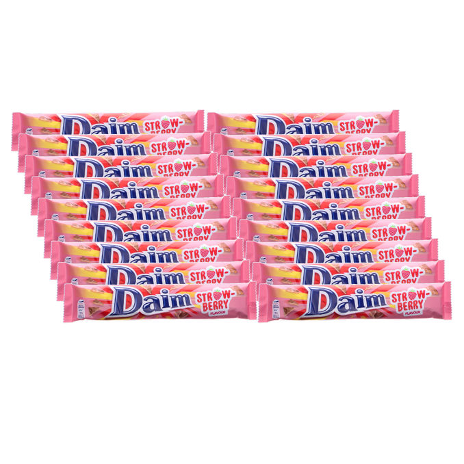 Marabou Daim Double Strawberry 56 g 18-pak