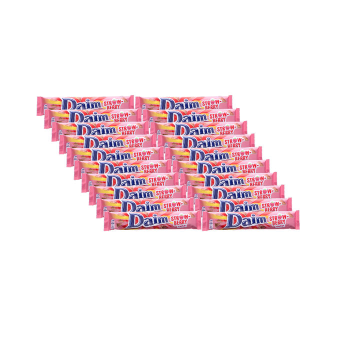 Marabou Daim Suklaapatukka Double Strawberry 20-pack