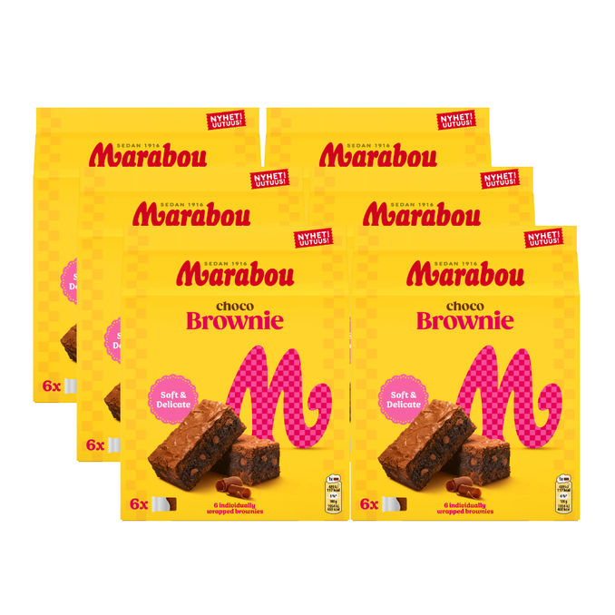 Marabou Choco Brownie 6-pack