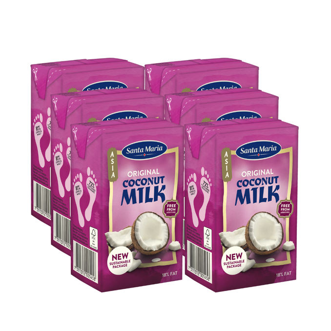 Santa Maria Kokosmjölk 6-pack