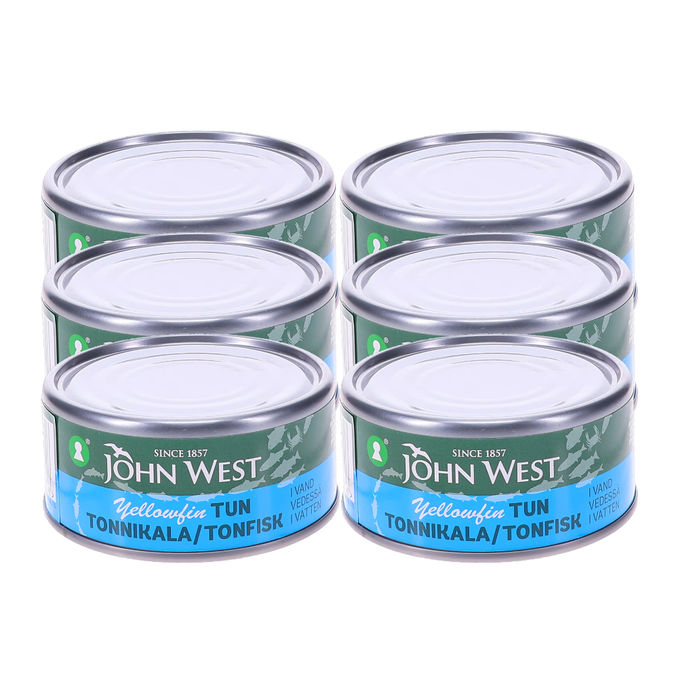 John West Tunfisk i Vand 6-pak