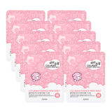 Bäst före: 2028-11-18 Esfolio Pure Skin Collagen Essence Mask Sheet 10-pack