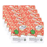 Bäst före: 2027-06-19 Esfolio Pure Skin Watermelon Essence Mask Sheet 10-pack