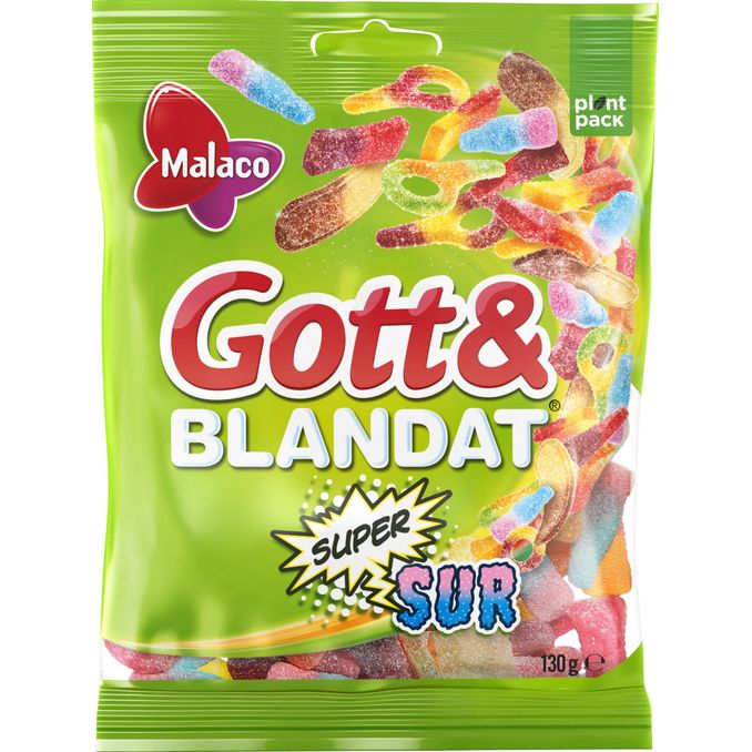 Gott & blandat Godt & Blandet Supersur 130g