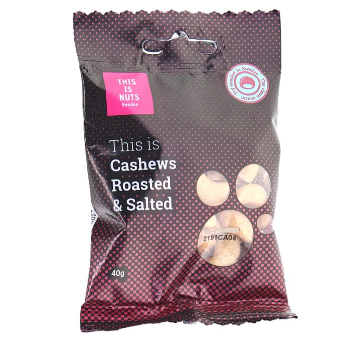 This is nuts Cashewpähkinät Paahdettu & Suolattu