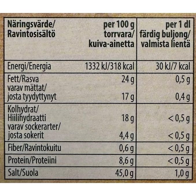 Knorr Fiskbuljong
