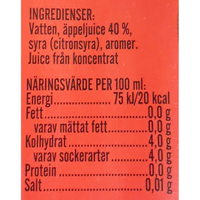 Smakis Frugtdrik Æble 27-pak