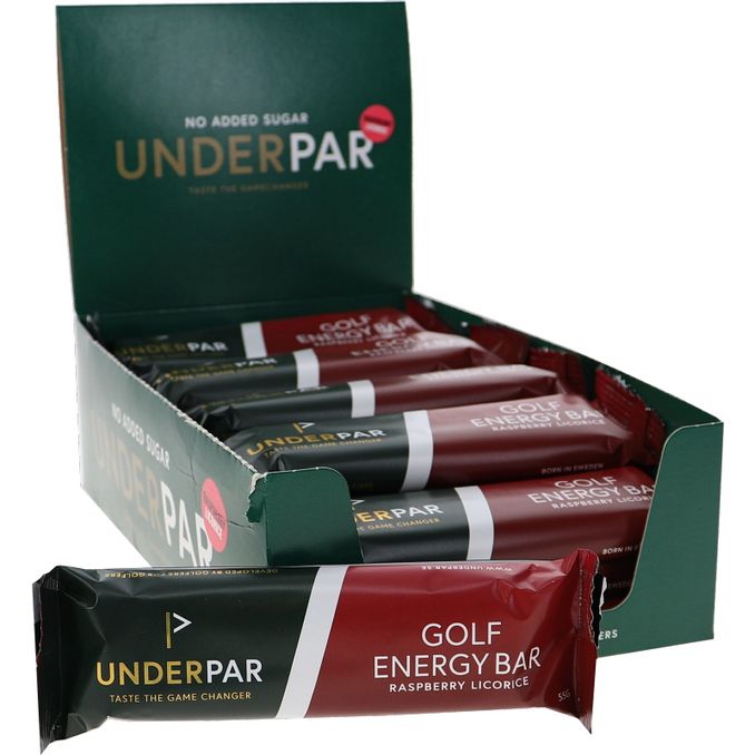 Underpar Hel Låda Proteinbar "Golf, Raspberry & Licorice" 20 x 60g