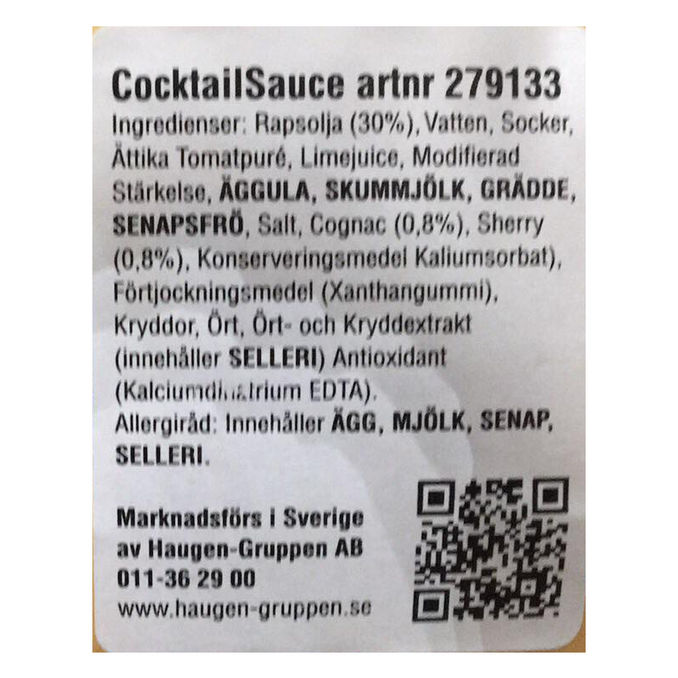 Cocktail Sauce (Bigpack)