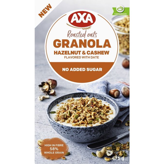 Axa Granola Hasselnød & Cashew