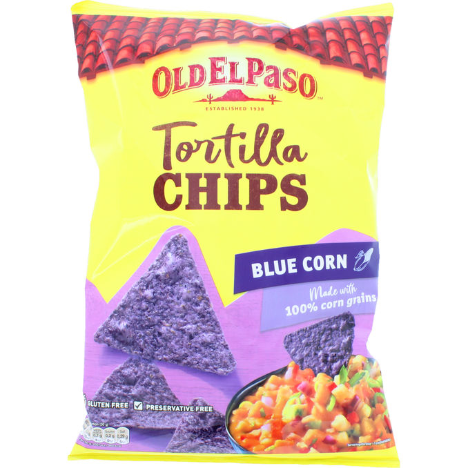 Old El Paso Tortillachips Blue Corn