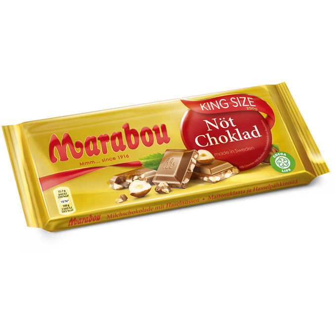 Marabou Mjölkchoklad Nöt King Size