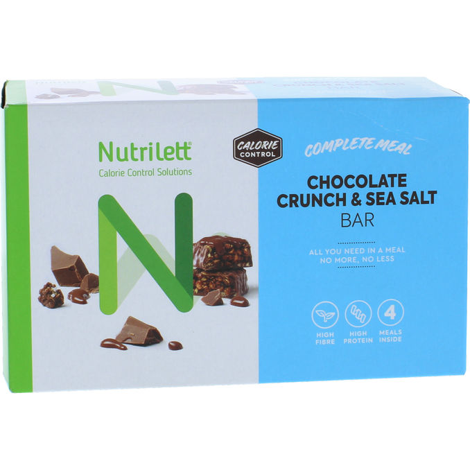 Nutrilett Måltidserstatningsbarer Chocolate Crunch 4-pak