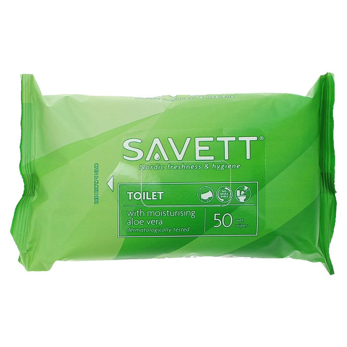 savett Våtservetter Toilet 50-pack