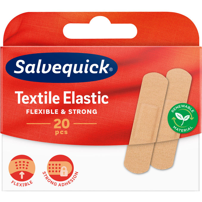 Salvequick Plaster Textile Elastik Medium