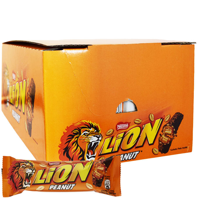 Nestlé Suklaapatukka Lion Maapähkinä 24-pack