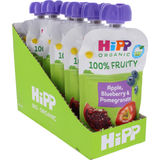 Bäst före: 2025-10-23 Hipp Klämmis Äpple, Blåbär & Granatäpple 6-pack