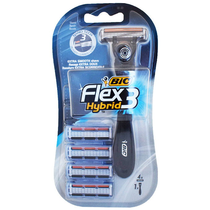 Bic Rakhyvel "Flex Hybrid 3" 4-pack