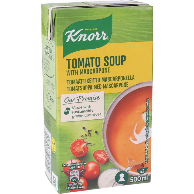 Knorr Tomaattikeitto Mascarpone-Juustolla