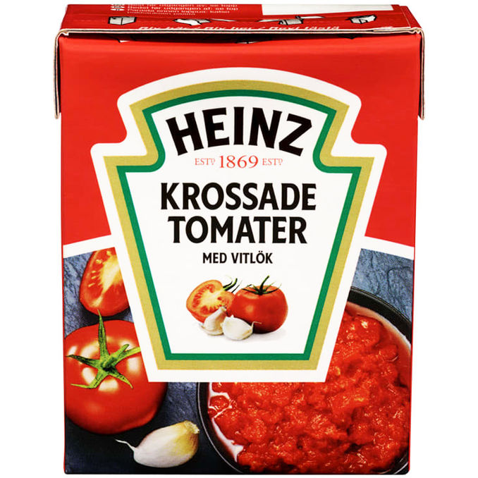 3 x Heinz Hakkede Tomater Hvidløg