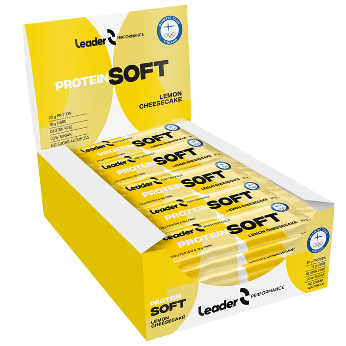 Leader Proteiinipatukka LemonCheesecake 24-pack