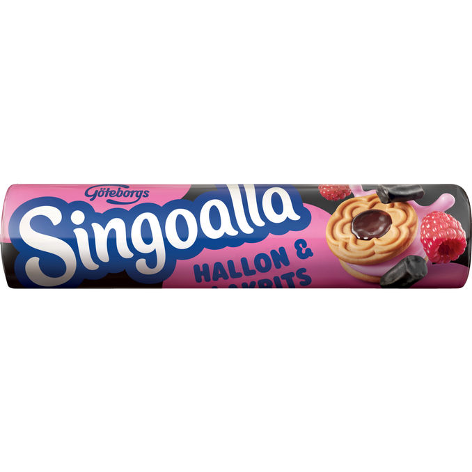Göteborgs Singoalla Hindbær & Lakrids Småkager 190 g
