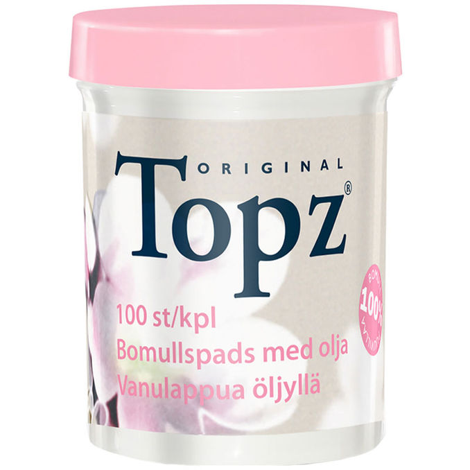 Topz Bomullspads Make-Up Remover Olja