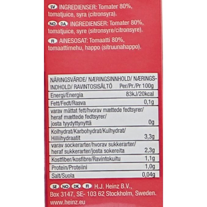 Heinz Krossade Tomater 16-pack