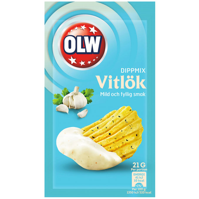 OLW 2 x Dippmix Vitlök 21g