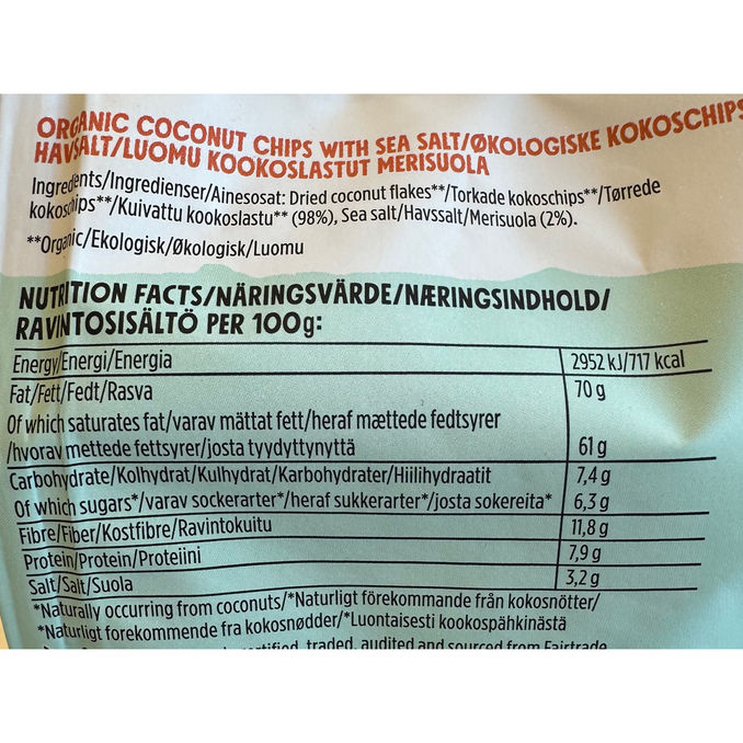 Smiling Kookoslastut Merisuola Luomu 6-pack