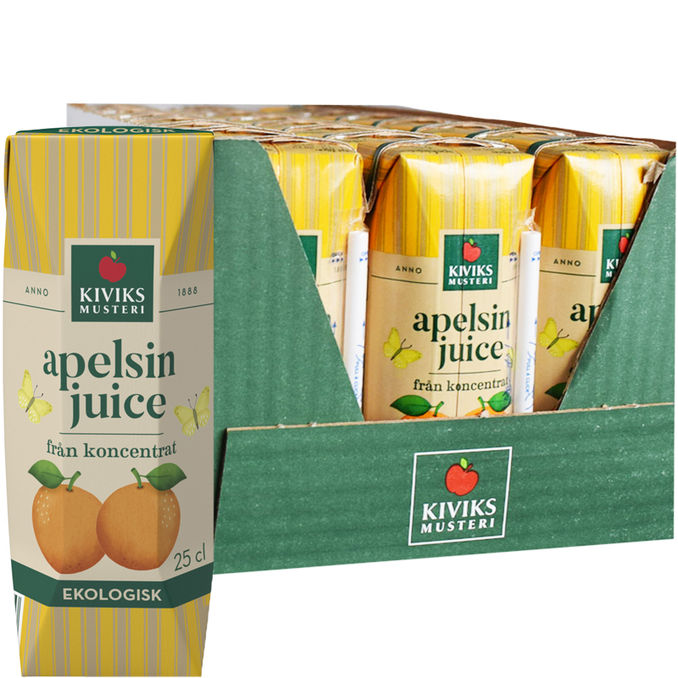 Kiviks Appelsinjuice Økologisk 24-pak