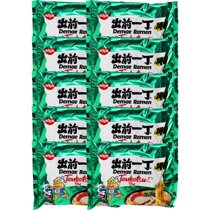 Nissin Demae Ramen Tonkotsu Pork, 10er Pack 
