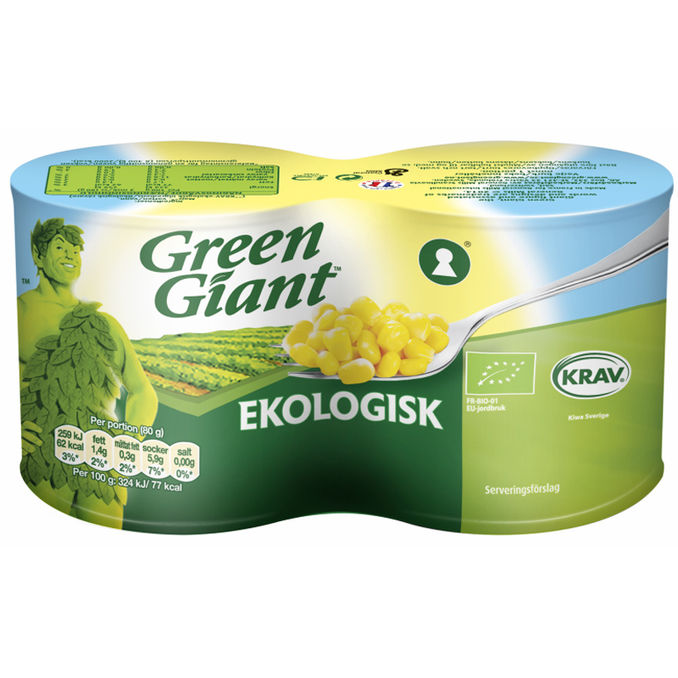 Green Giant Majskorn Eko 2-pack