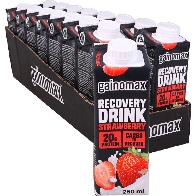 Gainomax Proteindryck Jordgubb 16-pack