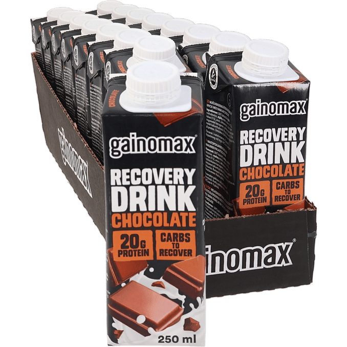 Gainomax Proteindrik Recovery Chokolade 16-pak