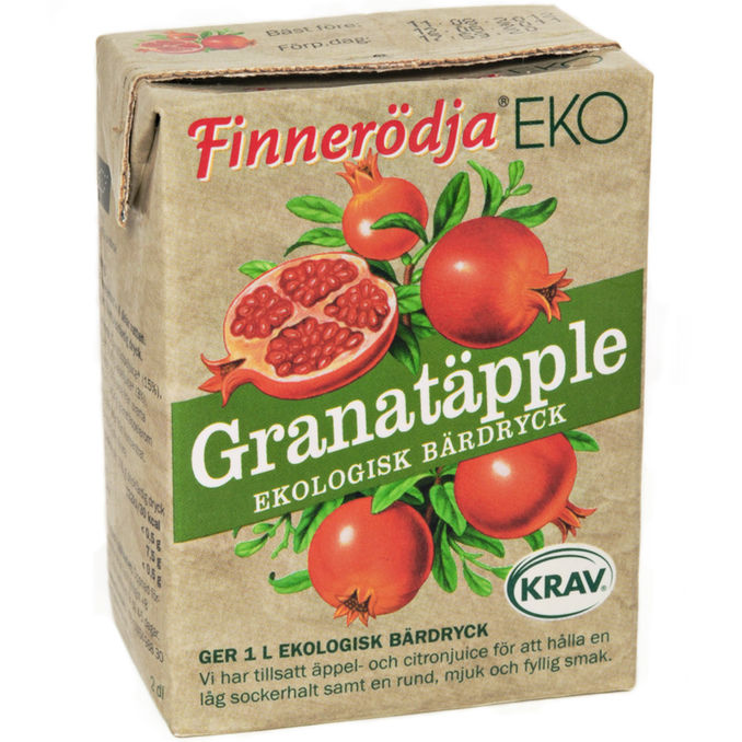 Finnerödja Bärdryck Granatäpple Eko 