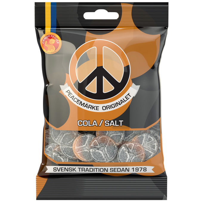 Candy People Vingummier m. Cola & Saltlakrids 80 g