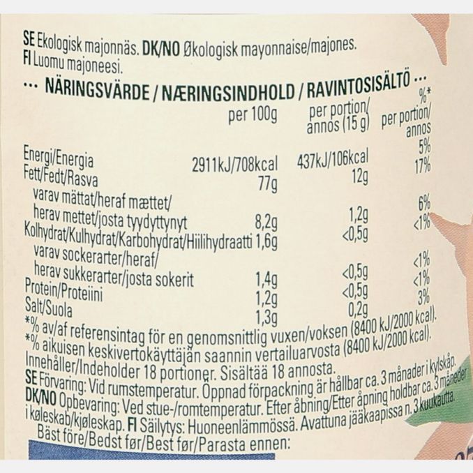 Hellmann's Majonnäs Eko