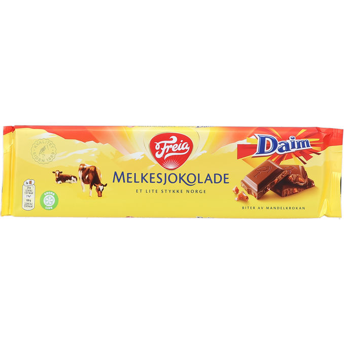 Freia Mælkechokolade med Daim