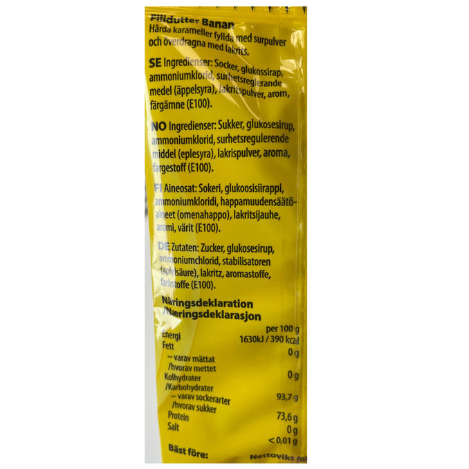 konfekta Filidutter Lakrits Banan