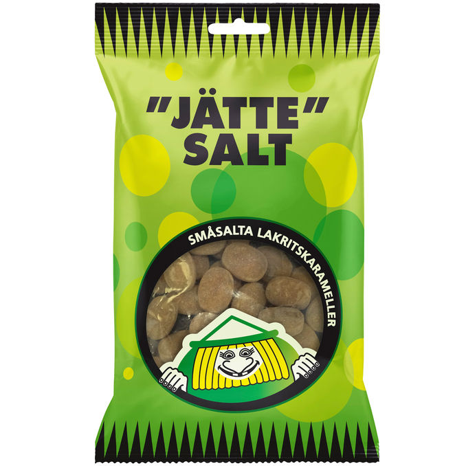 konfekta Godis Jättesalt Lakrits