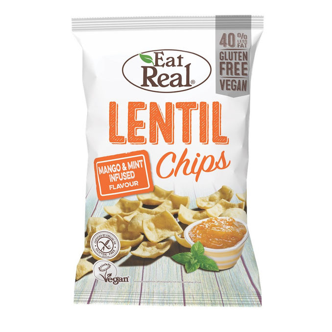 Eat Real Lentil Chips Mint & Mango 113g, 113g from Eat Real Motatos