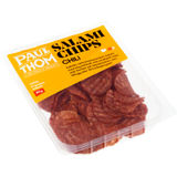 Bedst før: 28.11.2025 Paul och Thom Salamichips Chili