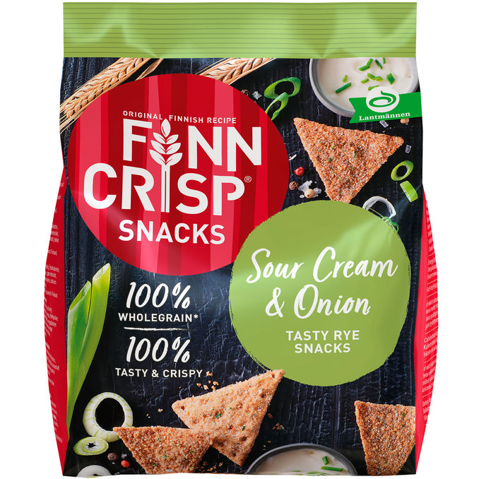 Finn Crisp Rugsnacks Sour Cream & Onion