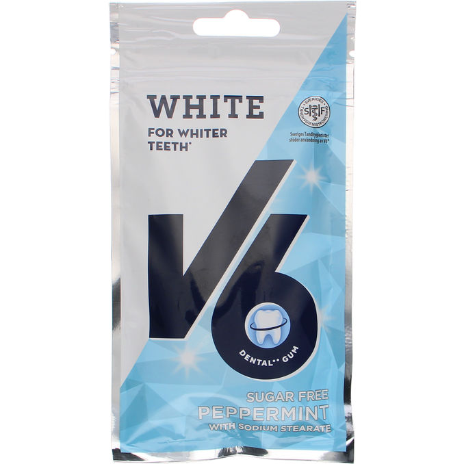 3 x V6 Tyggegummi Pebermynte