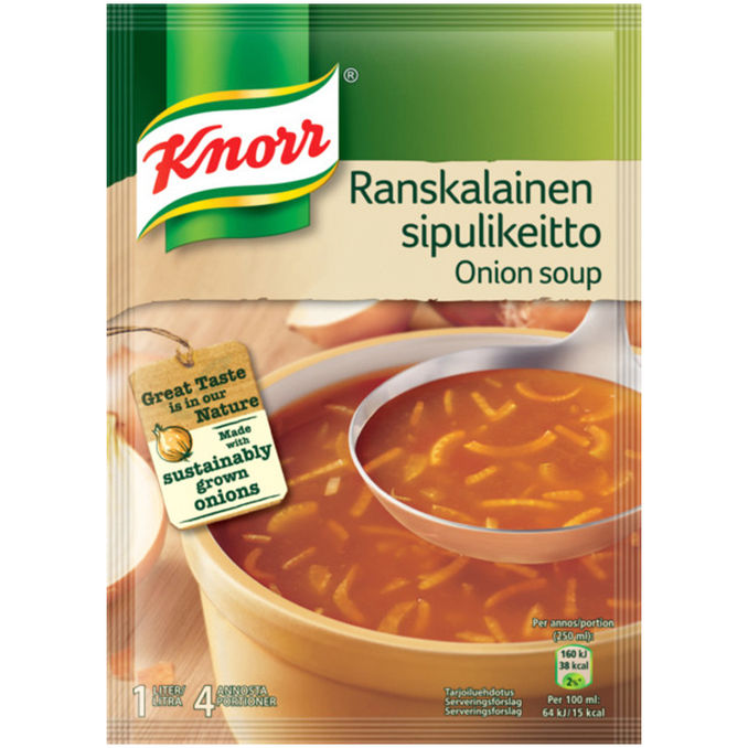 Knorr 2 x Löksoppa