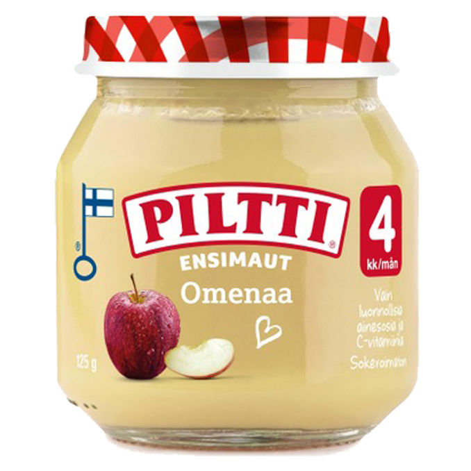 Piltti Barnmat Äppelpuré