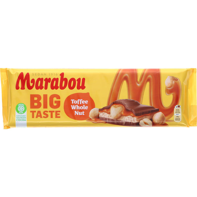 Marabou Toffee Whole Nut 300 g