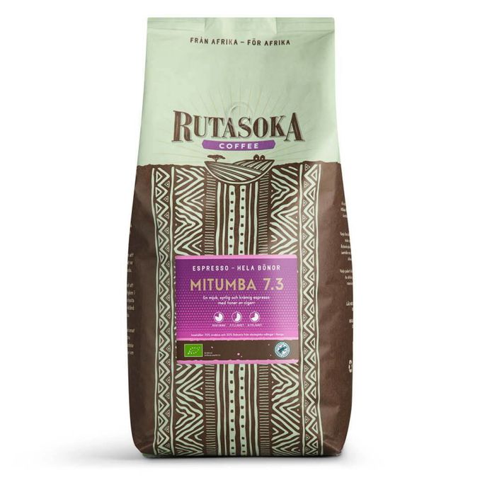 Rutasoka Espresso Kaffe Hela Bönor Eko